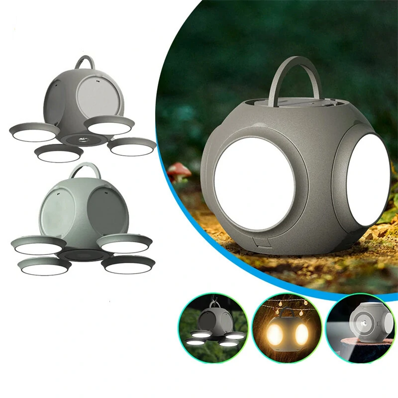 (image for) IPRee&reg; Multifunctional Outdoor Camping Light Retro Handheld Portable LED Wireless Emergency Lighting Foldable Tent Light Camping Light